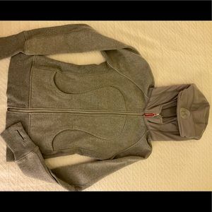 Lululemon gray Scuba full zip up jacket